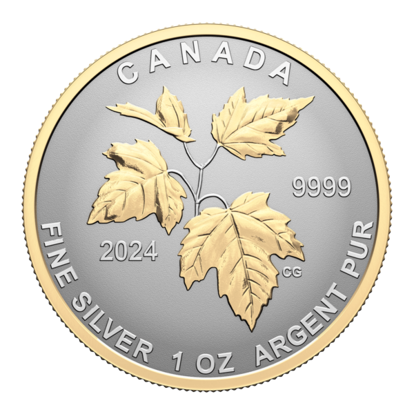 2024 Canada Autumn Beauty 1.9oz Silver Fractional Coin Set - Image 2