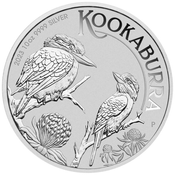 2023 Australian Kookaburra 10oz Silver BU Coin