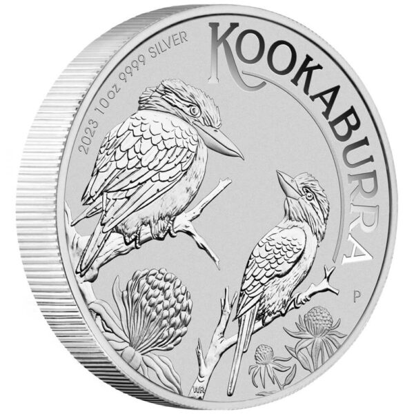 2023 Australian Kookaburra 10oz Silver BU Coin - Image 3