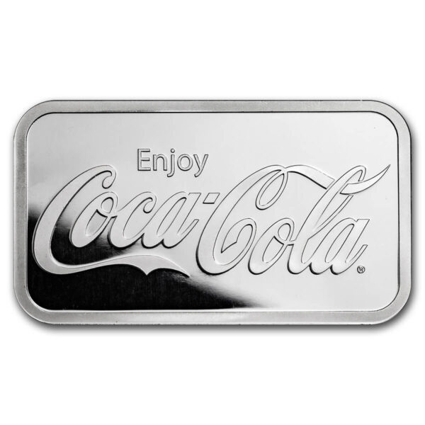 2023 Coca-Cola 5oz Silver Reverse Proof Bar