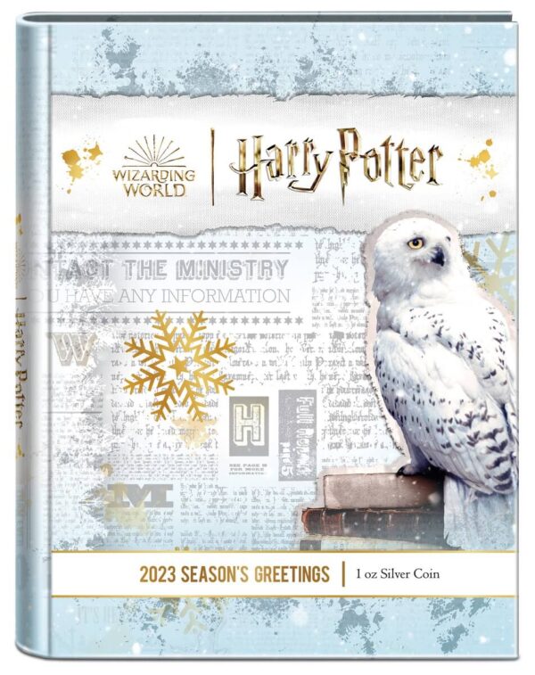2023 Niue Harry Potter Season's Greetings I'd Rather Stay at Hogwarts 1oz Silver Proof Coin - Image 5