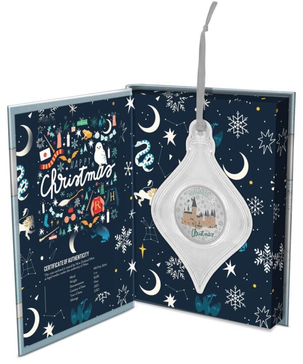 2023 Niue Harry Potter Season's Greetings I'd Rather Stay at Hogwarts 1oz Silver Proof Coin - Image 6