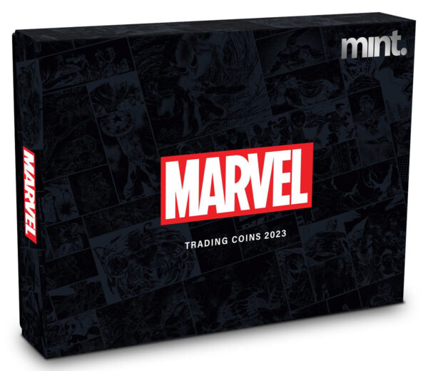 2023 Niue Marvel Mint Trading Coins 2 x 1oz Silver Opened Set - Image 2