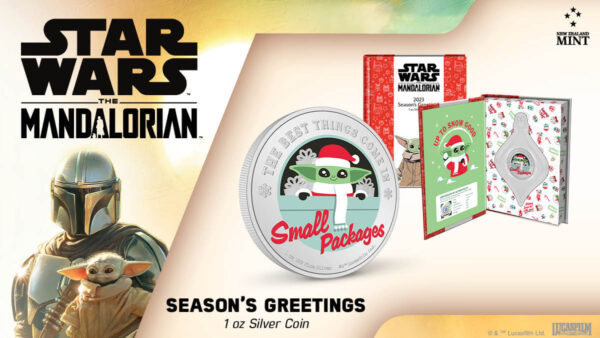 2023 Niue Star Wars Season's Greetings Small Packages 1oz Silver Coin - Image 8