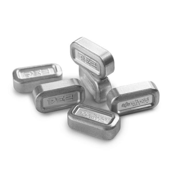 2023 Reindeer PEZ Dispenser with 30g Silver Wafer Set - Image 8