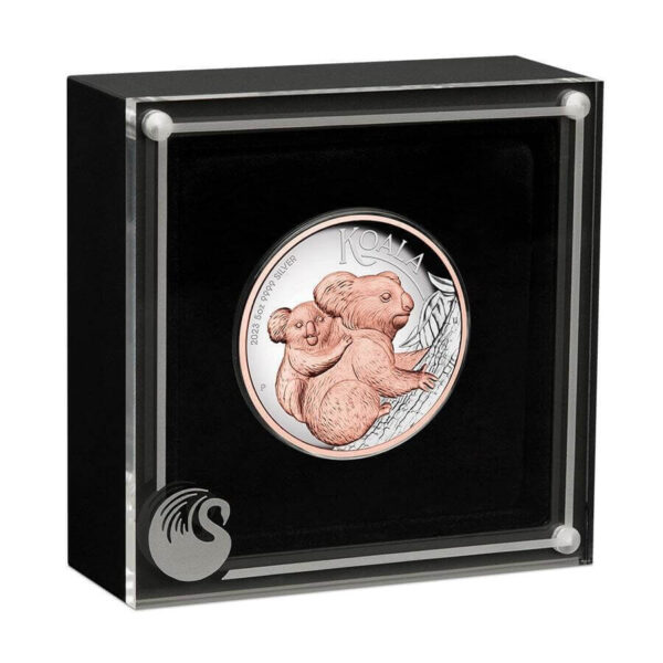 2023 Australia Koala 5 oz Silver High Relief Gilded Proof Coin - Image 5