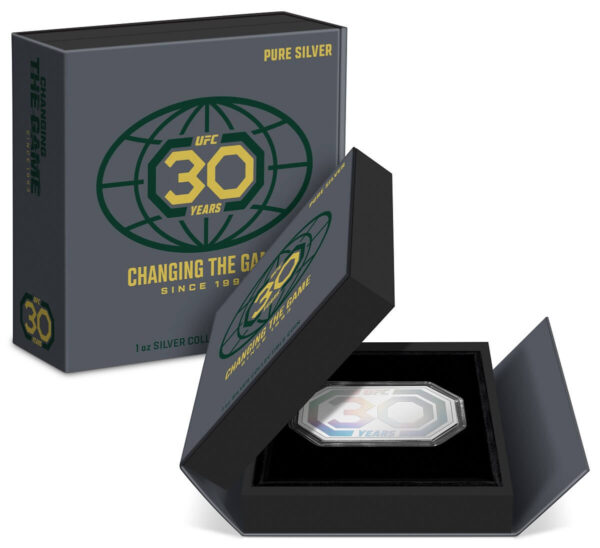 2023 Niue UFC Changing the Game 30th Ann. 1oz Silver Proof Coin - Image 5