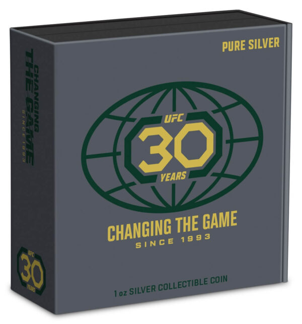 2023 Niue UFC Changing the Game 30th Ann. 1oz Silver Proof Coin - Image 7