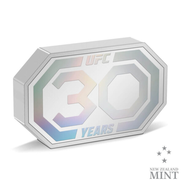 2023 Niue UFC Changing the Game 30th Ann. 1oz Silver Proof Coin - Image 4