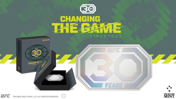 2023 Niue UFC Changing the Game 30th Ann. 1oz Silver Proof Coin - Image 9