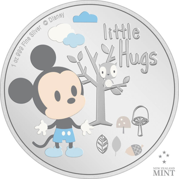 2024 Niue Disney Mickey Mouse Baby Boy Little Hugs 1oz Silver Proof Coin