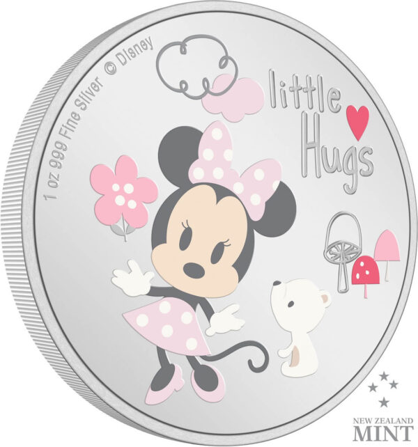 2024 Niue Disney Mickey Mouse Baby Girl Little Hugs 1oz Silver Proof Coin - Image 5