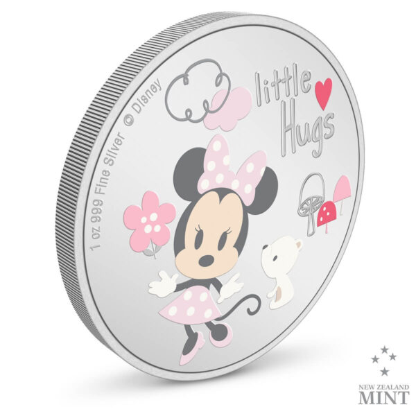 2024 Niue Disney Mickey Mouse Baby Girl Little Hugs 1oz Silver Proof Coin - Image 4