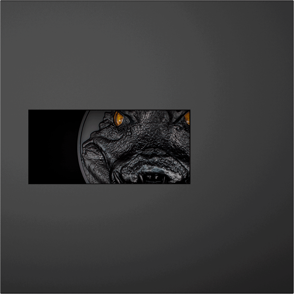 Dog Year 2022 Canada Silver Coin with detailed dog face design.
