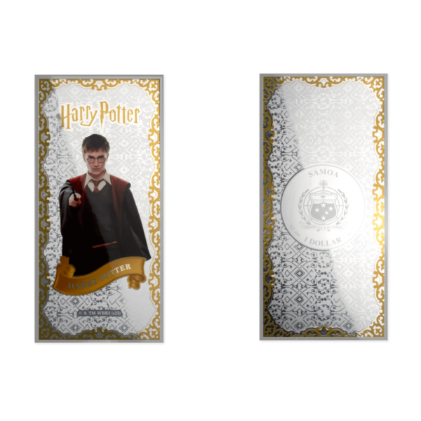 2024 Samoa Harry Potter Bookmarks Harry Potter 3g Silver Note - Image 3
