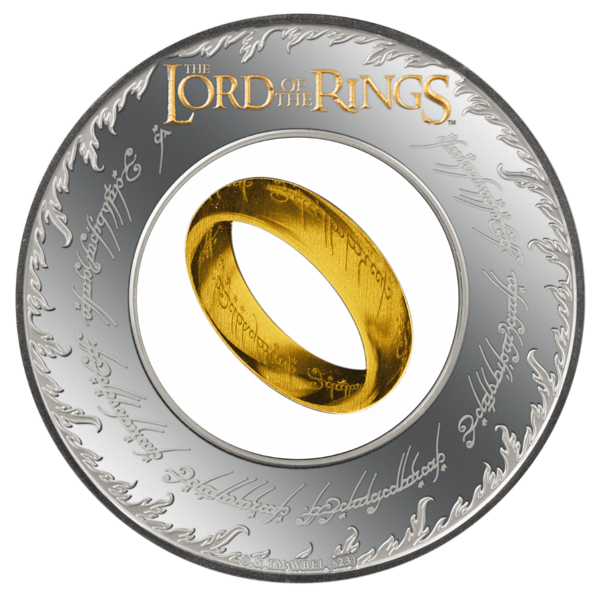 Bilbo Ring : The One Ring - Sterling Silver (with Elvish Runes) – Jens  Hansen