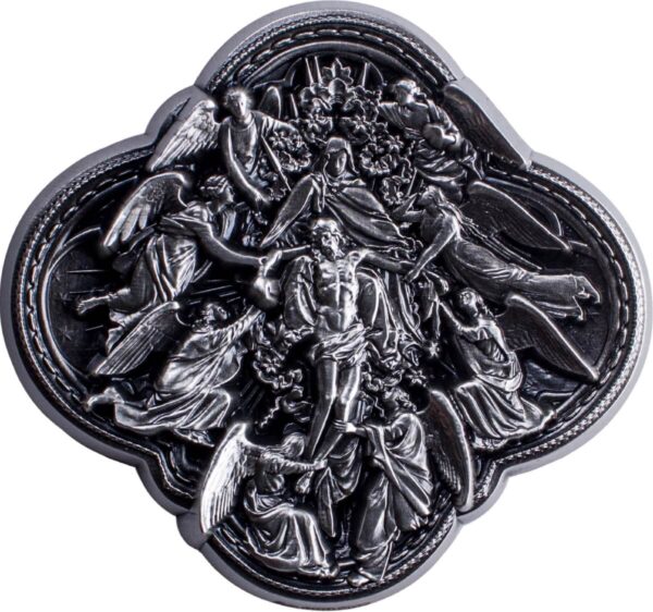 2024 South Korea Pieta 2oz Silver Antiqued Stackable Coin