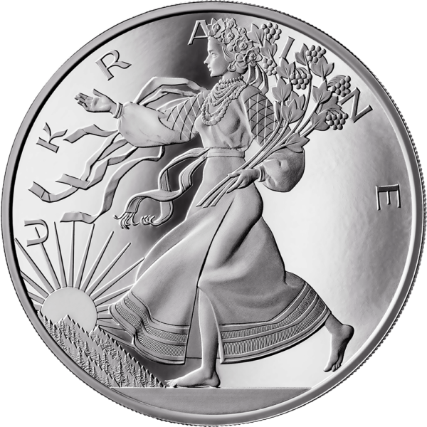 2024 United Crypto States Liberty of Ukraine 1oz Silver Proof Coin