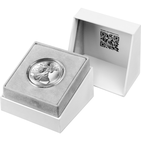 2024 United Crypto States Liberty of Ukraine 1oz Silver Proof Coin - Image 7