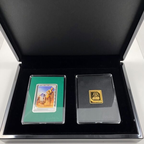 2023 Niue Star Wars Mint Trading Coin Set w/Darth Vader 1/4oz Gold Cert #10 - Image 3