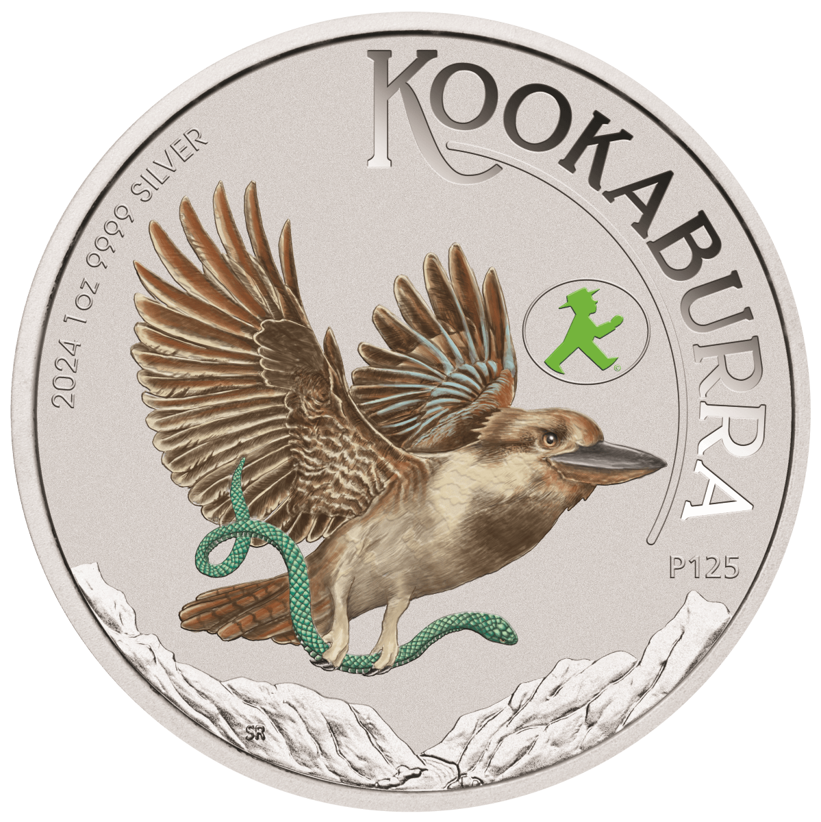 2024 Australia World Money Fair Kookaburra 1oz Silver Coin in Card