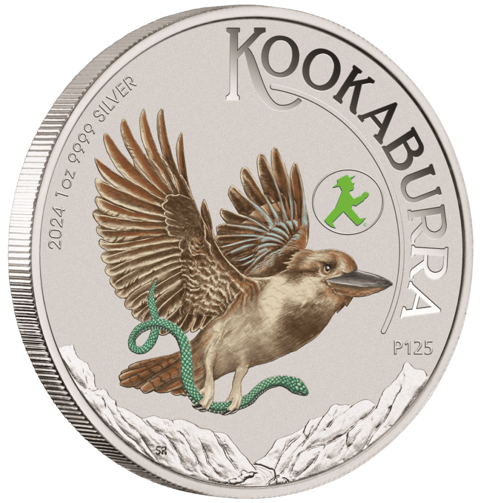2024 Australia World Money Fair Kookaburra 1oz Silver Coin in Card
