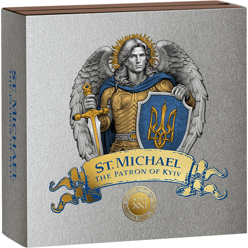 2024 Niue Ukraine-Devoted St. Michael Patron of Kyiv 5 oz