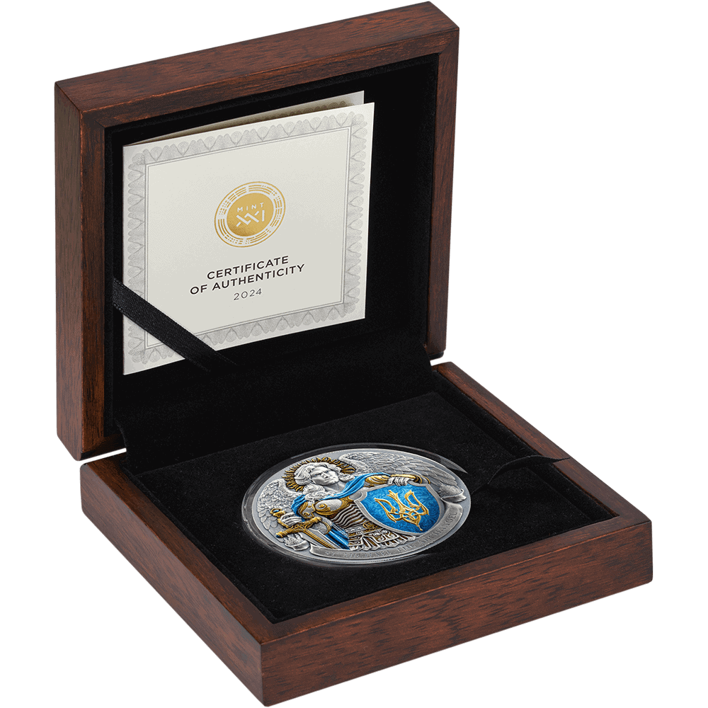 2024 Niue Ukraine-Devoted St. Michael Patron of Kyiv 5 oz
