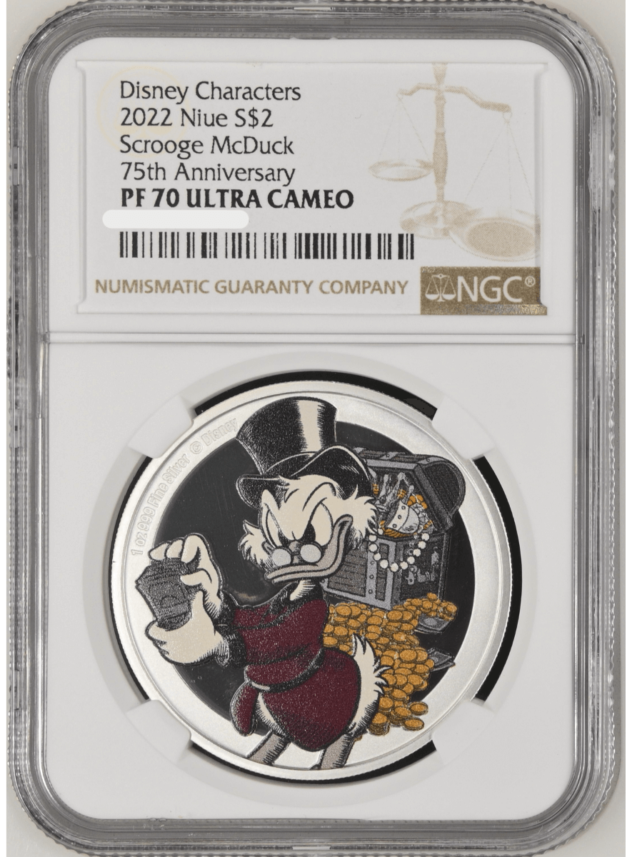 2022 Niue Disney Scrooge McDuck 1 oz Silver Coin NGC PF 70 UCAM -  GRReserve.com