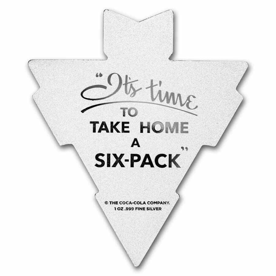 2024 Coca-Cola 1930's Vintage Sign 1 oz Silver Colorized