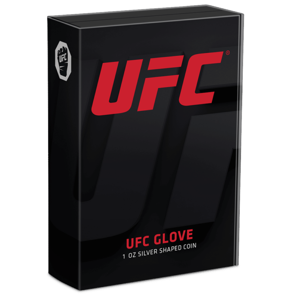 2024 Niue UFC Official Fight Glove 1 oz Silver Shaped Proof Coin - Image 7