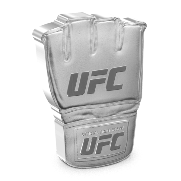 2024 Niue UFC Official Fight Glove 1 oz Silver Shaped Proof Coin - Image 4