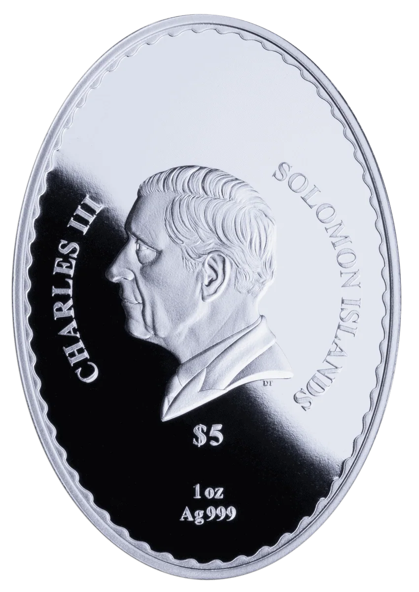 2025 Solomon Island Father Frost and Snow Maiden 1 oz Silver Colorized