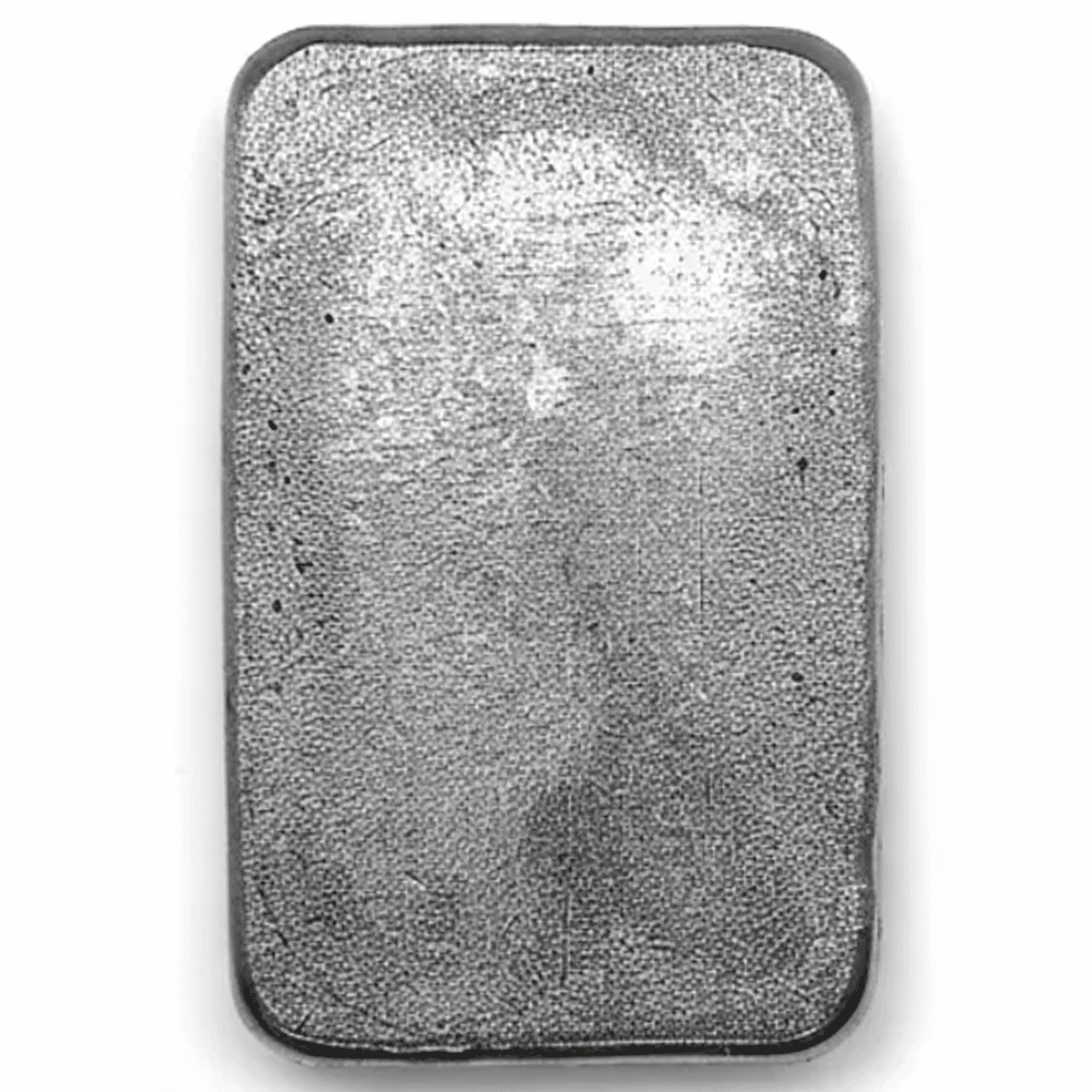 Reverse view of 2 oz Silver .999 Cast Bar, minted in 2023, showcasing craftsmanship and purity, perfect for collect.