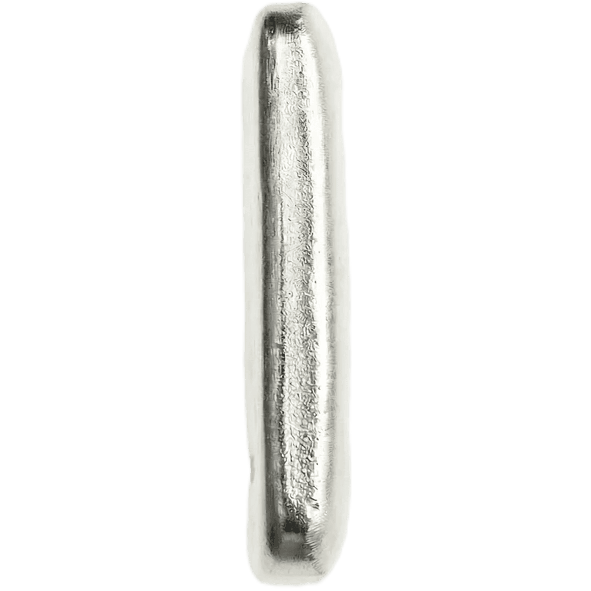 Shiny 2 oz Silver .999 Cast Bar side 1, minted in 2023, showcasing a sleek, modern design with a textured finish, p.