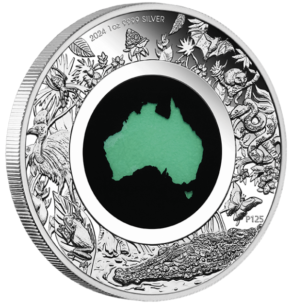 2024 Australia Great Southern Land 1 oz Silver Chrysoprase Coin NGC PF 70 UCAM - Image 4