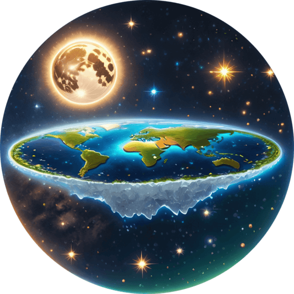 2024 Intaglio Conspiracy Theory Flat Earth 1 oz Silver Colorized Coin