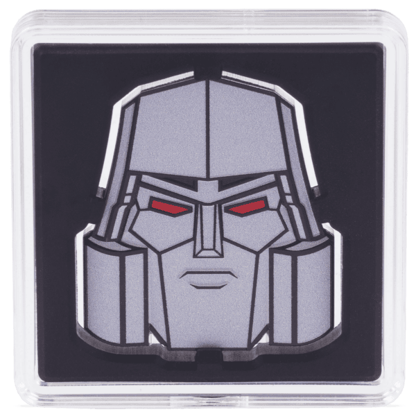 Presentation cap for the 2024 Niue Megatron Head 1 oz Silver Coin