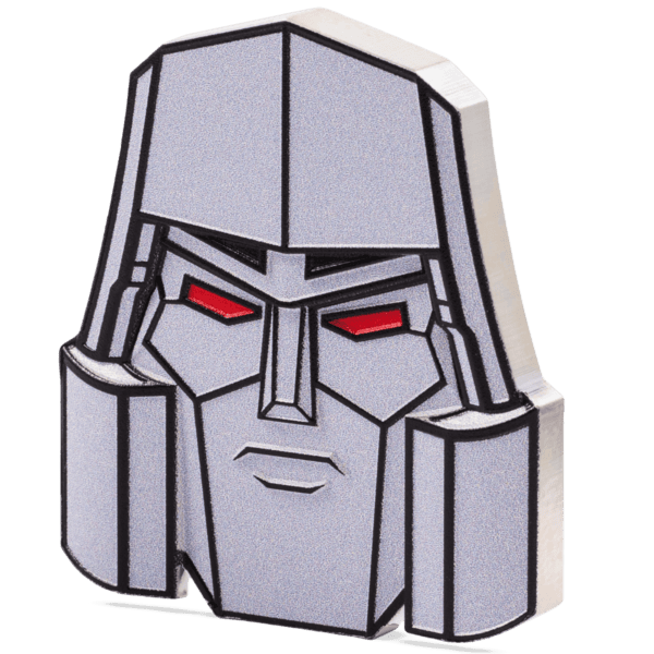 Additional front view of the 2024 Niue Megatron Head 1 oz Silver Coin