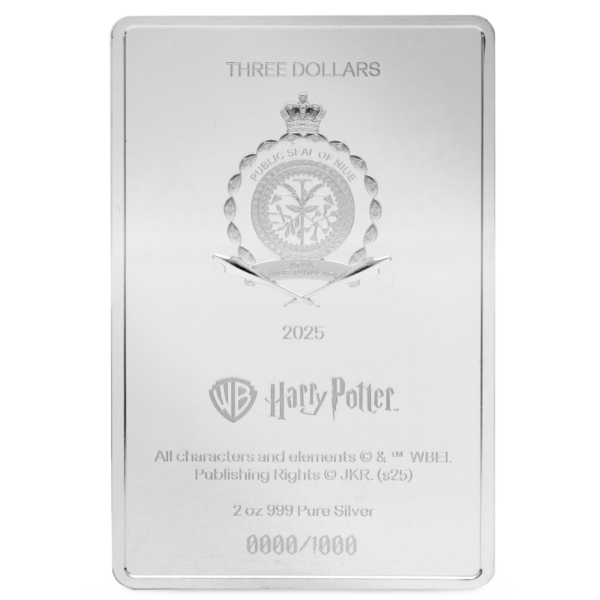 2025 Niue Harry Potter and the Sorcerer’s Stone Book Cover 2 oz Silver Coin - Image 2