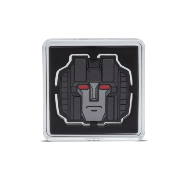 2025 Niue Hasbro Transformers Heads Starscream 1 oz Silver Colorized Proof Coin - Image 5