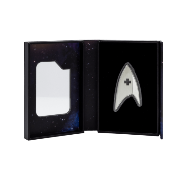 2025 Niue Star Trek Starfleet Divisions Medical Insignia 1 oz Silver Proof Coin - Image 9