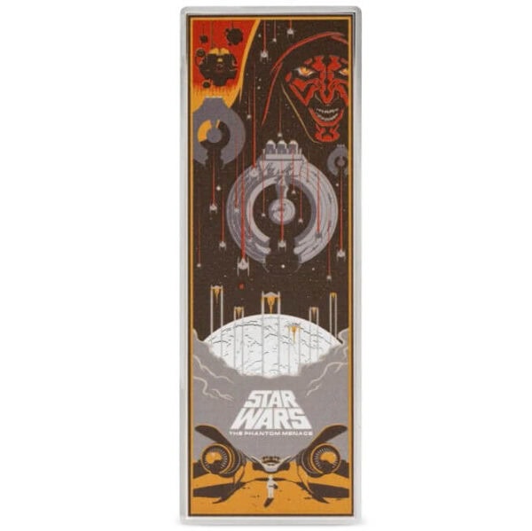 2025 Niue Star Wars Banner Montage The Phantom Menace 3 oz Silver Coin