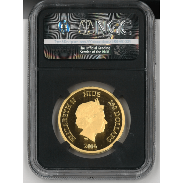 2016 Niue Star Wars R2-D2 - 1 oz Gold Coin NGC First Release GEM Proof - Image 2