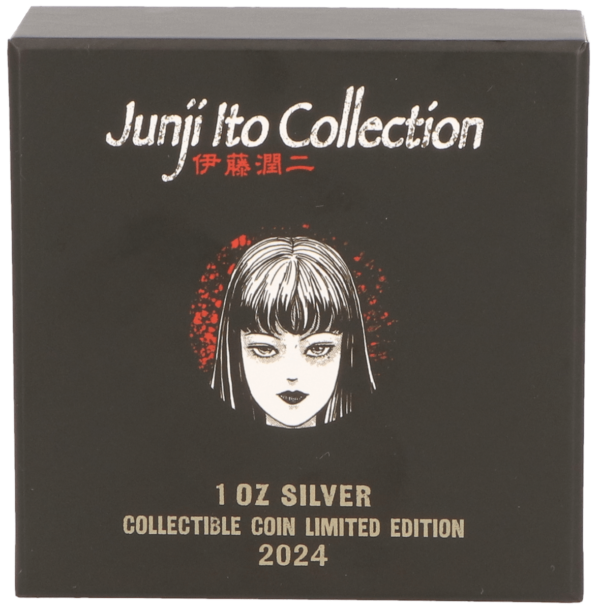 2024 Cameroon Junji Ito Collection Tomie 1 oz Silver Proof-Like Colorized Coin - Image 6