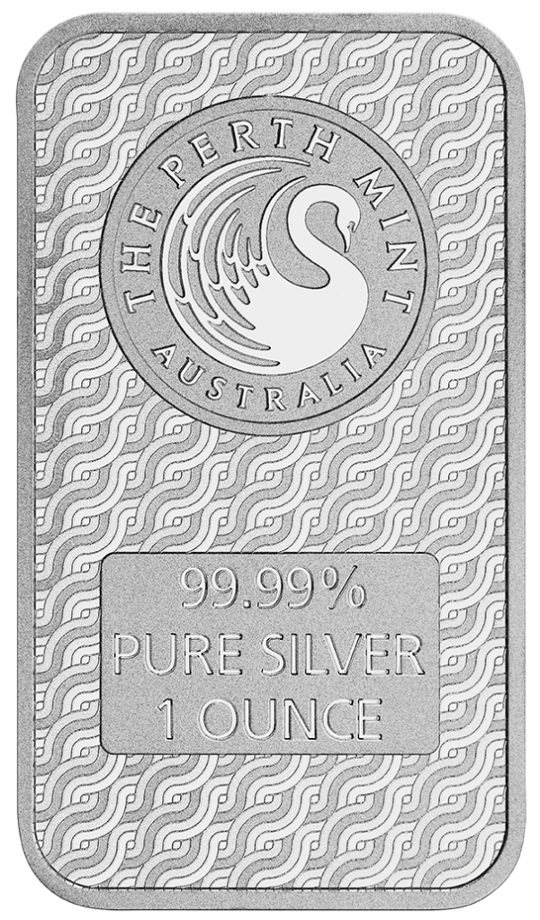 2025 Australia Perth Lunar Dragon 1 oz Silver .9999 BU Bar - Image 2