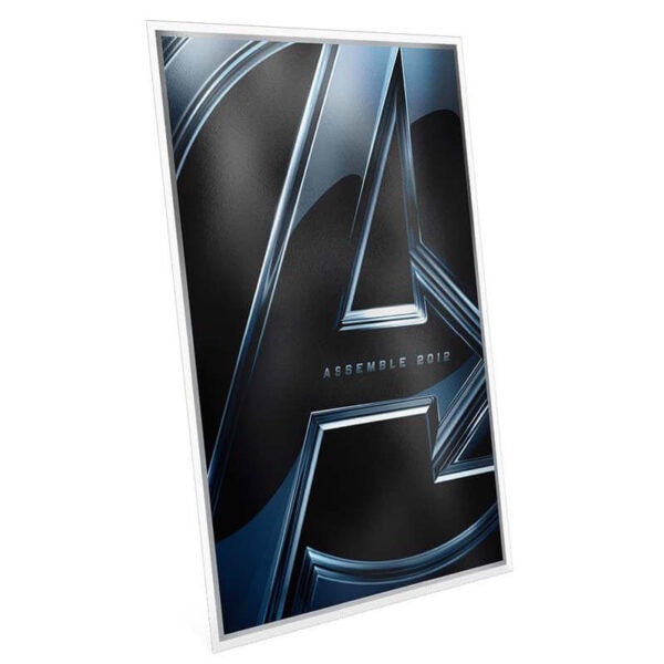 2025 Niue Marvel Infinity Saga The Avengers 1.5 oz Silver Colorized Proof Premium Foil - Image 2