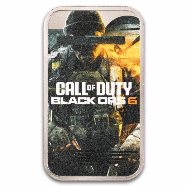 2025 PAMP Call of Duty Black Ops 6 Colorized 1 oz Silver Proof Like Bar in TEP - Image 3