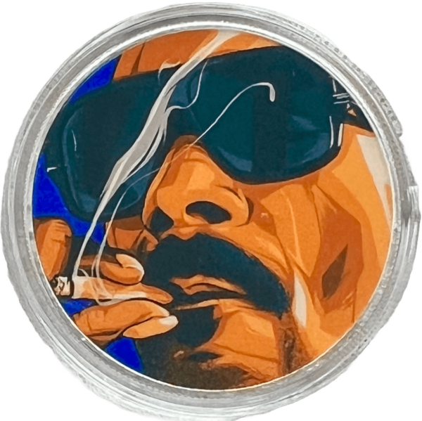 2025 Stoner Stackers OG Snoop 1 oz Silver Colorized UV Gloss Printed Coin