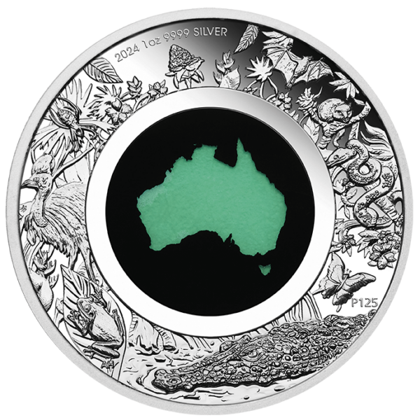 2024 Australia Great Southern Land 1 oz Silver Chrysoprase Coin NGC PF 70 UCAM - Image 3